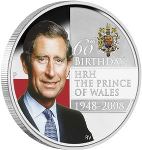 1 Dollar (Prince Charles 60th Birthday)