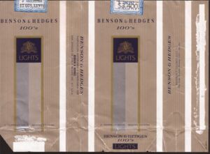 Lata Cigarrillos Benson Hedges Completa Australia
