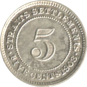 5 Cents (800/1000 silver)