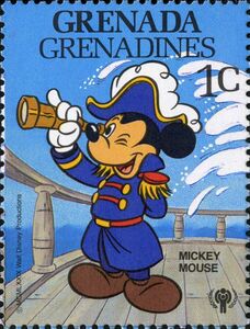 Mickey Mouse as Admiral