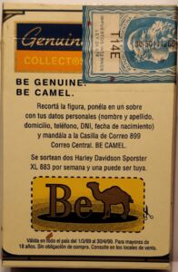 Cigarette Pack: Camel Filters Genuine Collectors (Argentina(Camel Genuine  Collectors) Col:AR-CT-0926 🚬