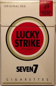 Cigarette Pack: Lucky Strike Seven 7 (Peru(Lucky Strike Seven 7)  Col:PE-CT-0011 🚬