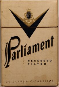 Cigarette Pack: Parliament (United States of America(Parliament Limited  Edition) Col:US-CT-0291 🚬