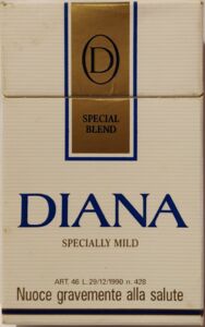 Cigarette Pack: Diana Specially Mild (Italy(Diana Specially Mild)  Col:IT-CT-0271 🚬