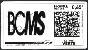 Stamp: Bcms (France: Personalized stamps(MonTimbrEnLigne. Personalised ...