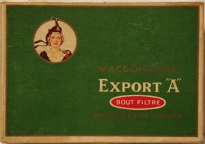 export a cigarette pack Cigarette Pack: Export 
