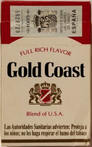 Cigarette Pack: Gold Coast Blend of U.S.A. (SpainCol:ES-CT-0123 🚬