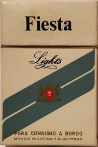 fiesta cigarettes Cigarette Pack: Fiesta Lights (UruguayCol:UY-CT-0021 🚬