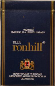 Cigarette Pack: Ronhill Blue International (YugoslaviaCol:YU-CT-0065 🚬