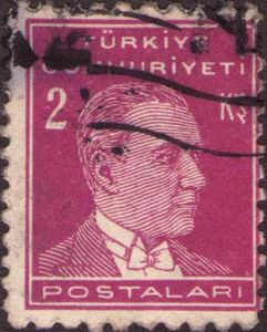 Kemal Ataturk (thick, matt paper)