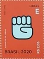 Letter E in Brazilian Sign Language