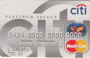 Citi platinum select