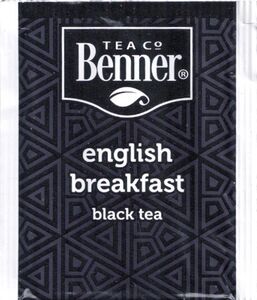 Tea Bag: english breakfast black tea, glossy (Benner Tea Cº, United