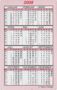 Pocket Calendar: Gebr. Frank KG (Germany, Federal Republic(Advertising