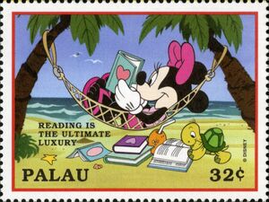 Reading is the ultimate Luxury - Minnie Mouse