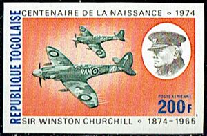 Churchill and Fighter Planes