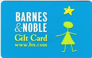 Gift Card Girl With Star No Copyright On Back Barnes Noble