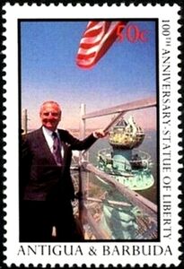 Lee Iacocca and Torch