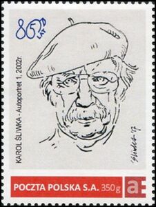 85 years Karol Śliwka - Autoportret 1, 2002