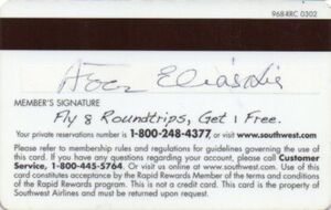 Southwest Airlines Rapid Rewards