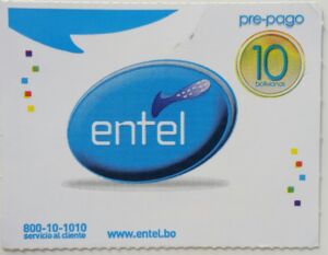 Phonecard: Entel - Nuevo logo (Mobile Bolivia, Bolivia(Entel Móvil ...