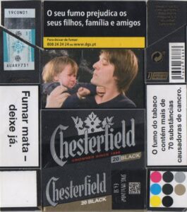 chesterfield black cigarette Cigarette Pack: Chesterfield black (PortugalCol:PT-CT-0134 🚬