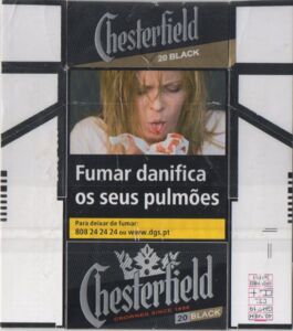 chesterfield black cigarette Cigarette Pack: Chesterfield black (PortugalCol:PT-CT-0139 🚬