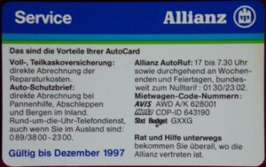 AutoCard Allianz. Service