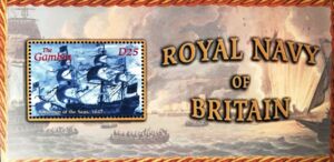 Timbre Royal Timbre: Sovereign of the Seas, 1637 (Gambie(British Royal Navy (2001 ...
