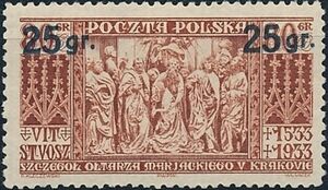 St. Mary's Altar, Surcharged