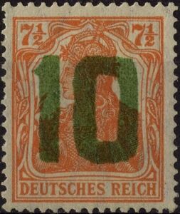 Germania - Surcharged