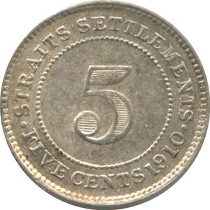 5 Cents (600/1000 silver)