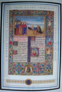 Illustration from Matthias Corvinus's Missale Romanum, 1485