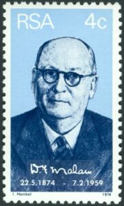 Birth Centenary of Dr D. François Malan (1874-1959)