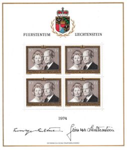 Franz Josef II and Gina von Liechtenstein