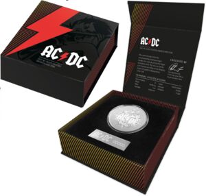 Münze: 1 Dollar (ACϟDC) (Australien) (45th Anniversary - AC/DC)