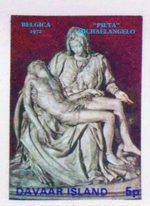 Belgica 1972 "Pieta" Michelangelo