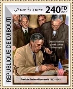 Signing Declaration of War Against Germany