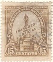 Stamp: Monument Francisco Morazan (El Salvador(Officials 1903) Mi:SV