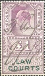 Law Courts (Scotland) £1 Edward VII