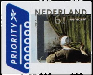 "Woman Reading Letter with Maid" by Gabriel Metsu