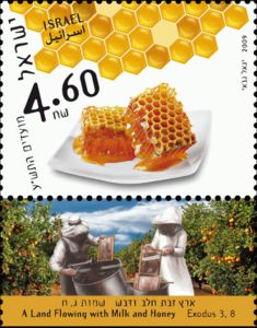 Stamp: A Land Flowing with Milk and Honey (Israel(Festival 2009) Mi:IL ...