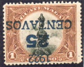 Colombus Monument - 25c on 1p