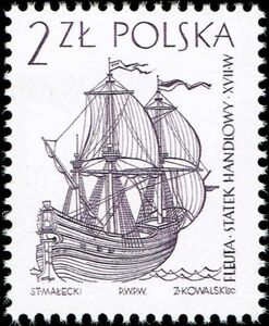 Dutch Merchant Ship - 17th Century