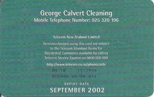 1999 George Calvert Cleaning