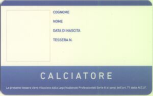 Serie A Access Card