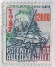 Driver's license with year of validity