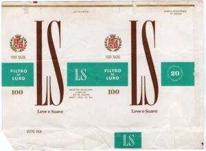 ls cigarettes Cigarette Pack: LS Filter De Lux 100 (Brazil(LS Filter De Lux 100)  Col:BR-CT-0317 🚬