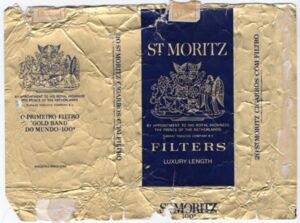 st moritz cigarettes Cigarette Pack: St.Moritz Filters (Brazil(St.Moritz Filters) Col:BR-CT-0322  🚬