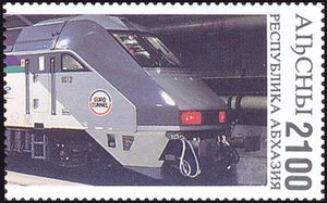Euro Tunnel Train